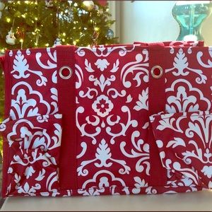 NEW Red Parisian Pop Organizing Utility Tote